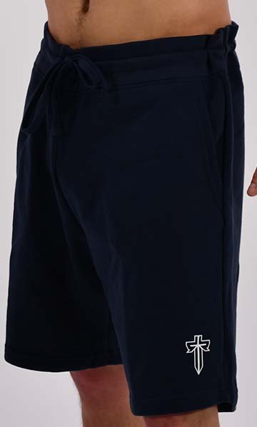 Blue Jogger shorts Front