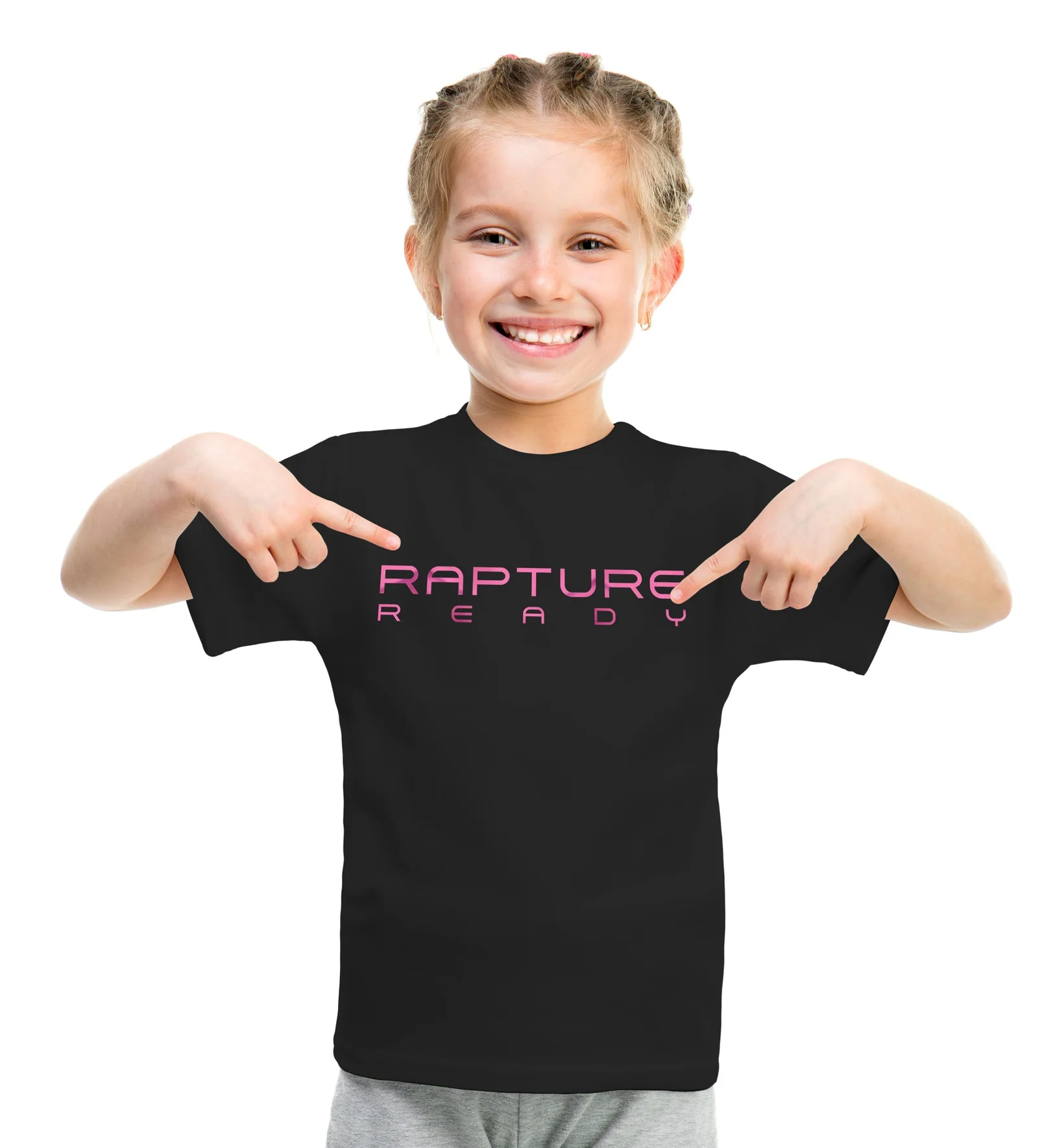 Girls Pink City Front